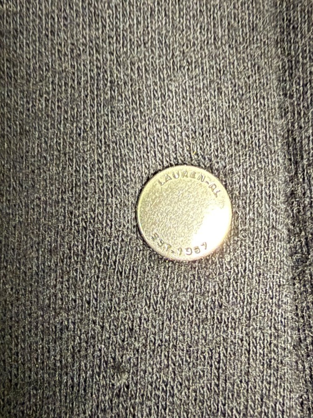 Lauren Ralph Lauren Vintage Snap Cardigan L Made in US Territory - Picture 3 of 6